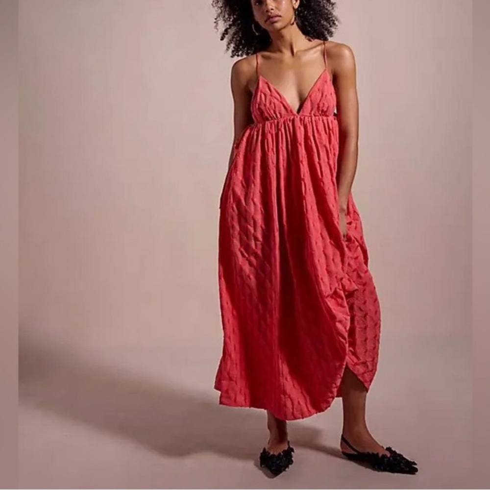 NWOT Free People Primmy Midi Dress